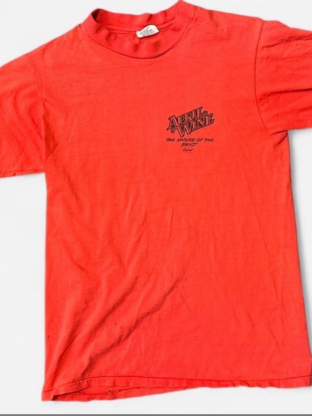 Vintage April Wine 1981 tour - Red Men's T-Shirt